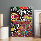 Broncos NRL Celebrating 50 Years of Naidoc Canvas Wall Art NAIDOC Week 2025 Aboriginal