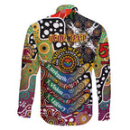 Personalised Broncos NRL Celebrating 50 Years of Naidoc Family Matching Mermaid Dress and Hawaiian Shirt NAIDOC Week 2025 Aboriginal