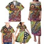 Personalised Broncos NRL Celebrating 50 Years of Naidoc Family Matching Puletasi and Hawaiian Shirt NAIDOC Week 2025 Aboriginal