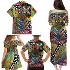 Personalised Broncos NRL Celebrating 50 Years of Naidoc Family Matching Puletasi and Hawaiian Shirt NAIDOC Week 2025 Aboriginal