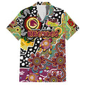 Personalised Broncos NRL Celebrating 50 Years of Naidoc Family Matching Tank Maxi Dress and Hawaiian Shirt NAIDOC Week 2025 Aboriginal
