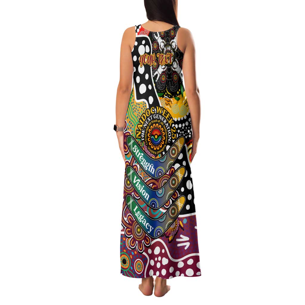 Personalised Broncos NRL Celebrating 50 Years of Naidoc Family Matching Tank Maxi Dress and Hawaiian Shirt NAIDOC Week 2025 Aboriginal