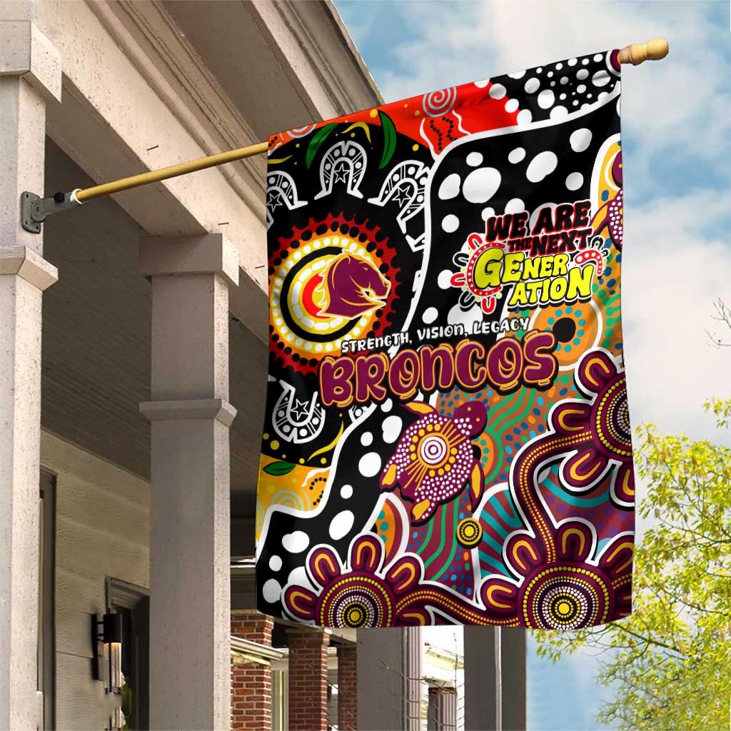 Broncos NRL Celebrating 50 Years of Naidoc Garden Flag NAIDOC Week 2025 Aboriginal