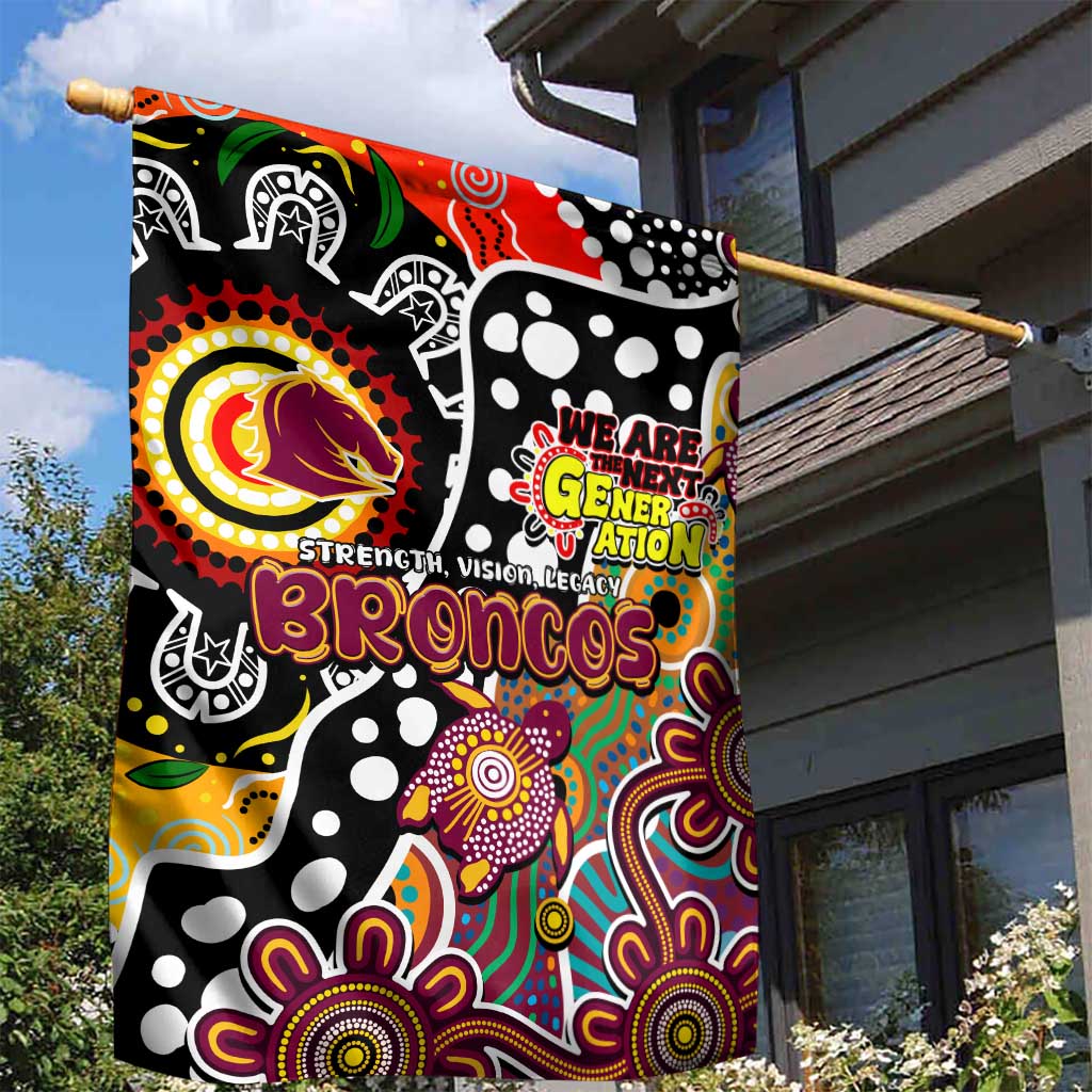 Broncos NRL Celebrating 50 Years of Naidoc Garden Flag NAIDOC Week 2025 Aboriginal