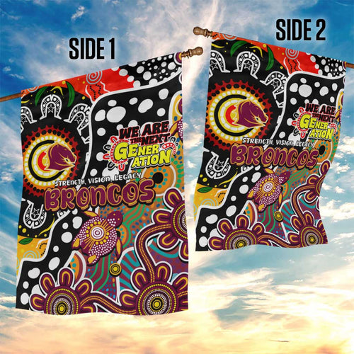 Broncos NRL Celebrating 50 Years of Naidoc Garden Flag NAIDOC Week 2025 Aboriginal
