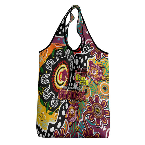 Broncos NRL Celebrating 50 Years of Naidoc Grocery Bag NAIDOC Week 2025 Aboriginal