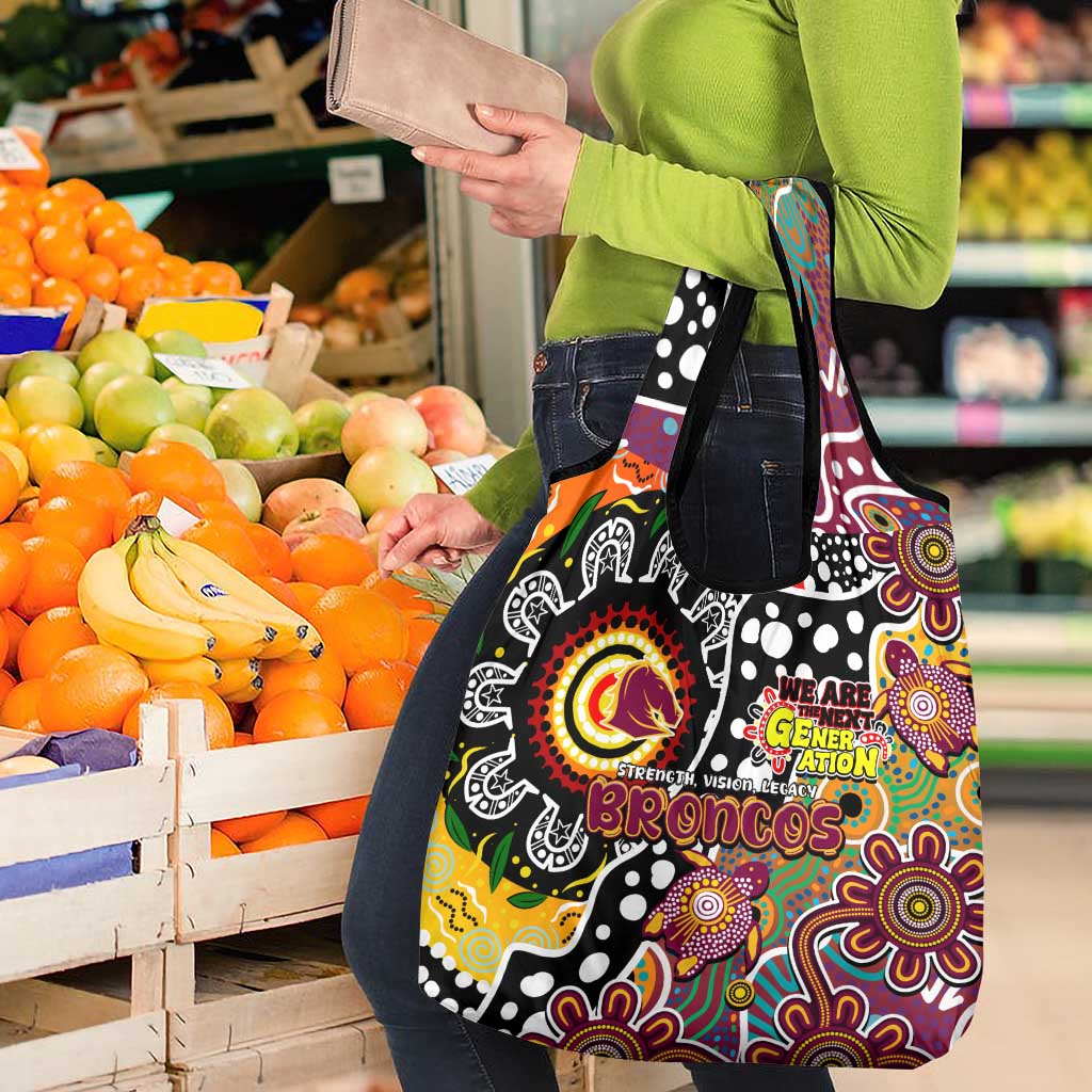 Broncos NRL Celebrating 50 Years of Naidoc Grocery Bag NAIDOC Week 2025 Aboriginal
