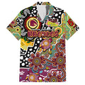 Personalised Broncos NRL Celebrating 50 Years of Naidoc Hawaiian Shirt NAIDOC Week 2025 Aboriginal