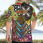 Personalised Broncos NRL Celebrating 50 Years of Naidoc Hawaiian Shirt NAIDOC Week 2025 Aboriginal