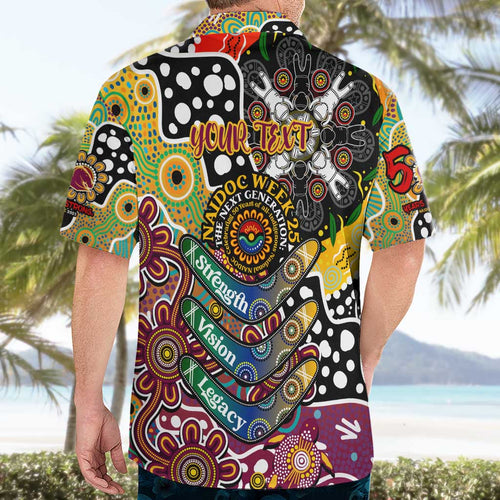 Personalised Broncos NRL Celebrating 50 Years of Naidoc Hawaiian Shirt NAIDOC Week 2025 Aboriginal