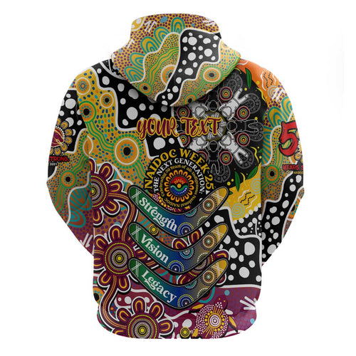 Personalised Broncos NRL Celebrating 50 Years of Naidoc Hoodie NAIDOC Week 2025 Aboriginal