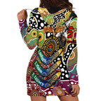 Personalised Broncos NRL Celebrating 50 Years of Naidoc Hoodie Dress NAIDOC Week 2025 Aboriginal