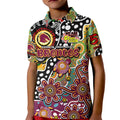 Personalised Broncos NRL Celebrating 50 Years of Naidoc Kid Polo Shirt NAIDOC Week 2025 Aboriginal