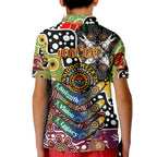 Personalised Broncos NRL Celebrating 50 Years of Naidoc Kid Polo Shirt NAIDOC Week 2025 Aboriginal