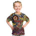 Personalised Broncos NRL Celebrating 50 Years of Naidoc Kid T Shirt NAIDOC Week 2025 Aboriginal