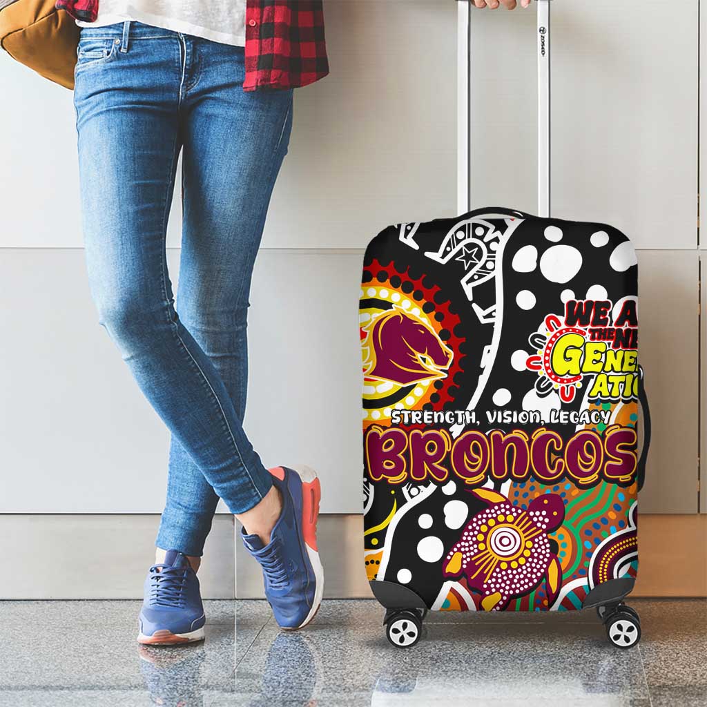 Broncos NRL Celebrating 50 Years of Naidoc Luggage Cover NAIDOC Week 2025 Aboriginal