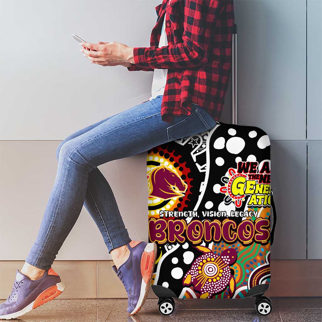 Broncos NRL Celebrating 50 Years of Naidoc Luggage Cover NAIDOC Week 2025 Aboriginal