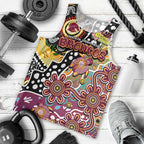 Personalised Broncos NRL Celebrating 50 Years of Naidoc Men Tank Top NAIDOC Week 2025 Aboriginal