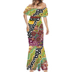 Personalised Broncos NRL Celebrating 50 Years of Naidoc Mermaid Dress NAIDOC Week 2025 Aboriginal