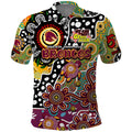 Personalised Broncos NRL Celebrating 50 Years of Naidoc Polo Shirt NAIDOC Week 2025 Aboriginal