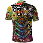 Personalised Broncos NRL Celebrating 50 Years of Naidoc Polo Shirt NAIDOC Week 2025 Aboriginal