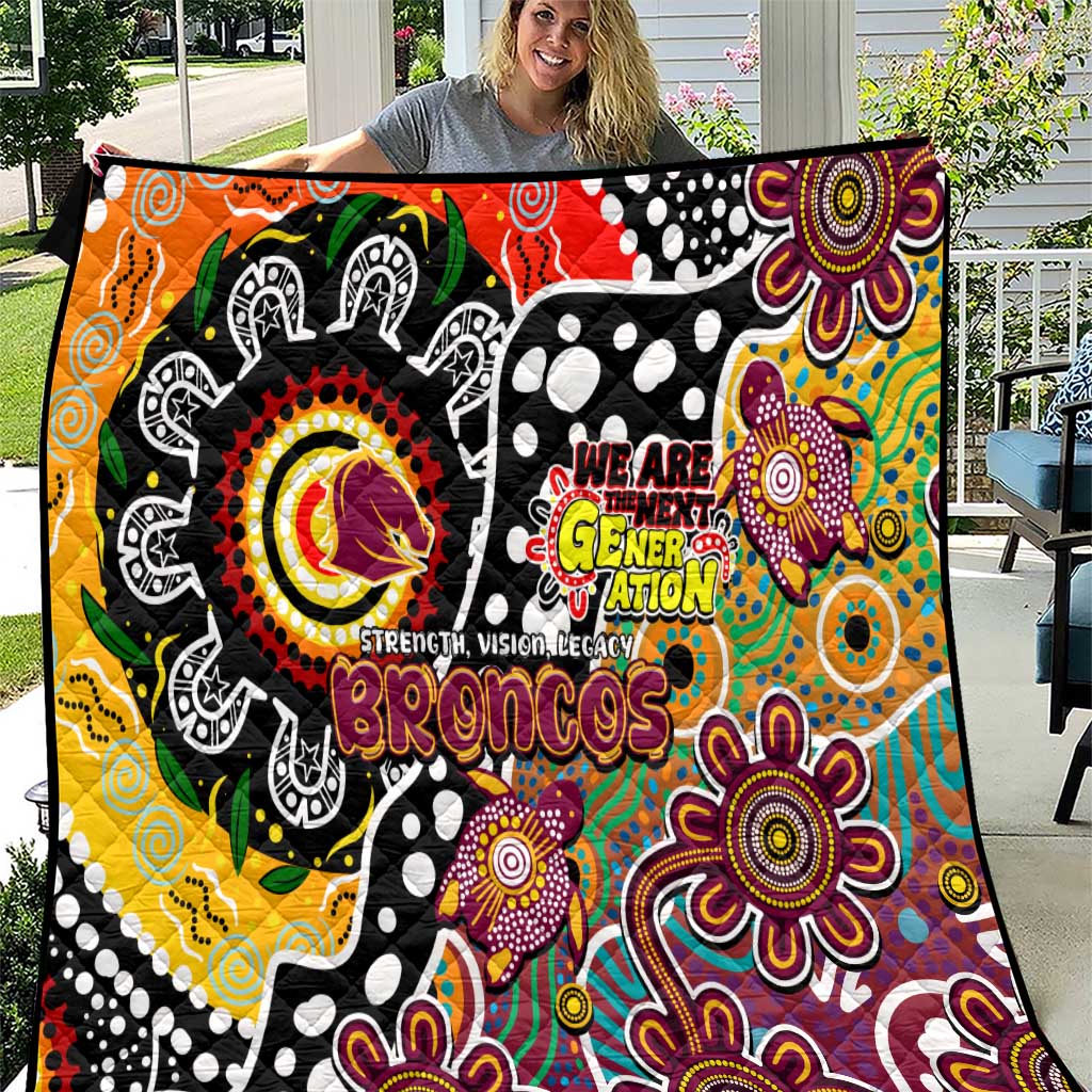 Broncos NRL Celebrating 50 Years of Naidoc Quilt NAIDOC Week 2025 Aboriginal
