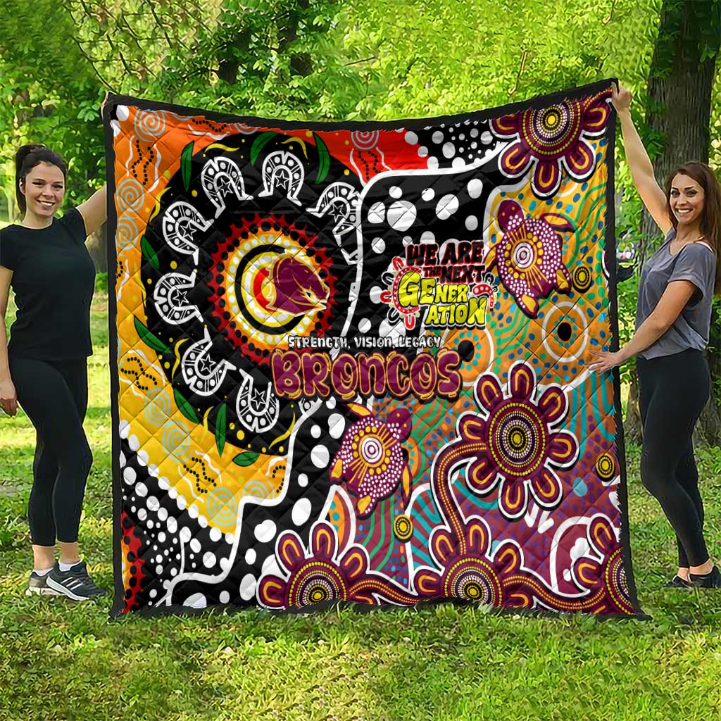 Broncos NRL Celebrating 50 Years of Naidoc Quilt NAIDOC Week 2025 Aboriginal