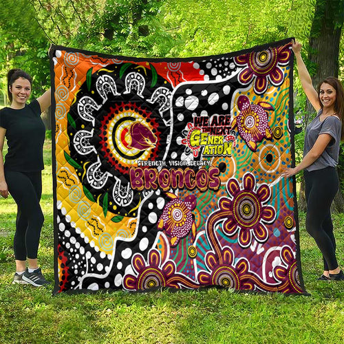 Broncos NRL Celebrating 50 Years of Naidoc Quilt NAIDOC Week 2025 Aboriginal
