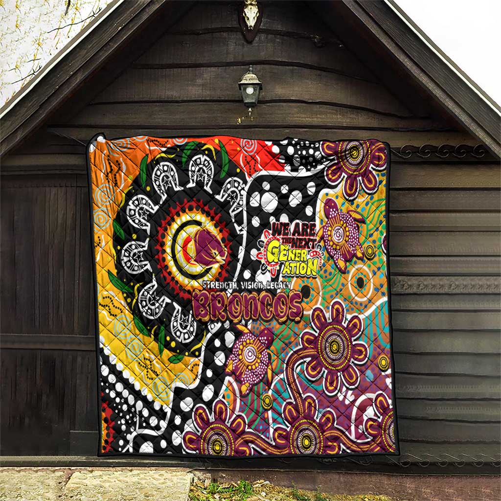 Broncos NRL Celebrating 50 Years of Naidoc Quilt NAIDOC Week 2025 Aboriginal