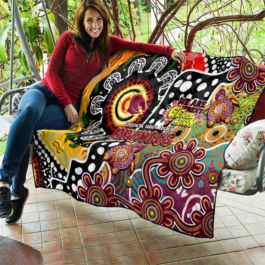 Broncos NRL Celebrating 50 Years of Naidoc Quilt NAIDOC Week 2025 Aboriginal