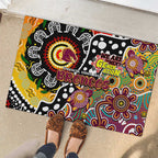 Broncos NRL Celebrating 50 Years of Naidoc Rubber Doormat NAIDOC Week 2025 Aboriginal