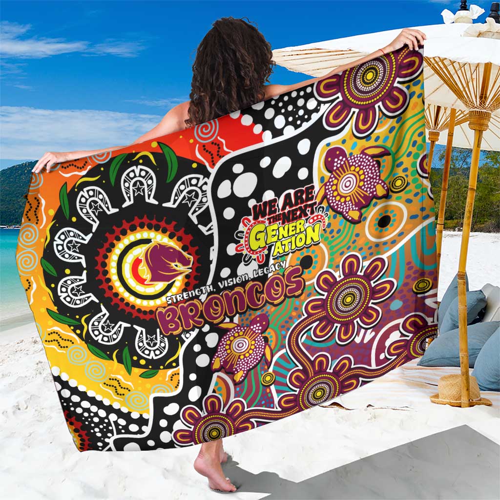 Broncos NRL Celebrating 50 Years of Naidoc Sarong NAIDOC Week 2025 Aboriginal