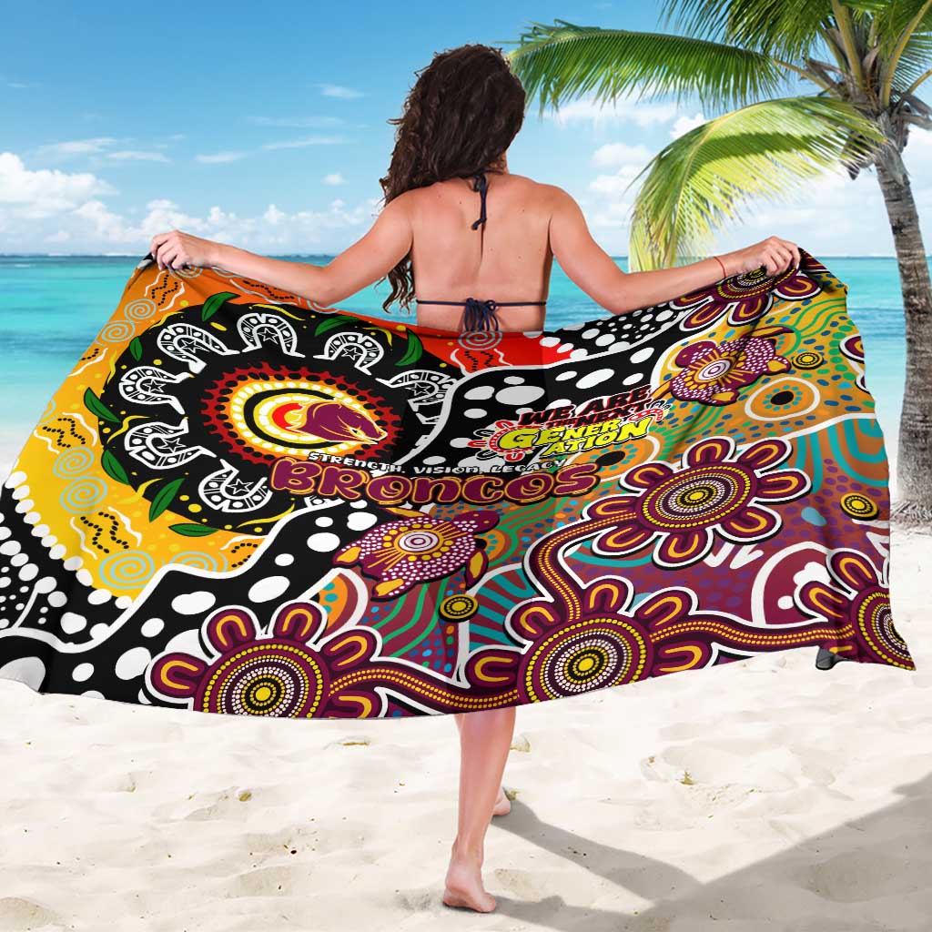 Broncos NRL Celebrating 50 Years of Naidoc Sarong NAIDOC Week 2025 Aboriginal