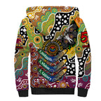 Personalised Broncos NRL Celebrating 50 Years of Naidoc Sherpa Hoodie NAIDOC Week 2025 Aboriginal