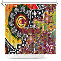 Broncos NRL Celebrating 50 Years of Naidoc Shower Curtain NAIDOC Week 2025 Aboriginal