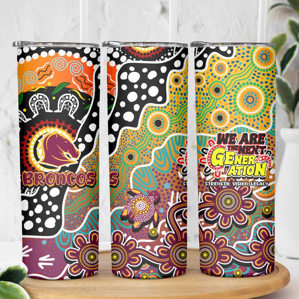 Broncos NRL Celebrating 50 Years of Naidoc Skinny Tumbler NAIDOC Week 2025 Aboriginal
