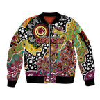 Personalised Broncos NRL Celebrating 50 Years of Naidoc Sleeve Zip Bomber Jacket NAIDOC Week 2025 Aboriginal