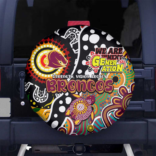 Broncos NRL Celebrating 50 Years of Naidoc Spare Tire Cover NAIDOC Week 2025 Aboriginal