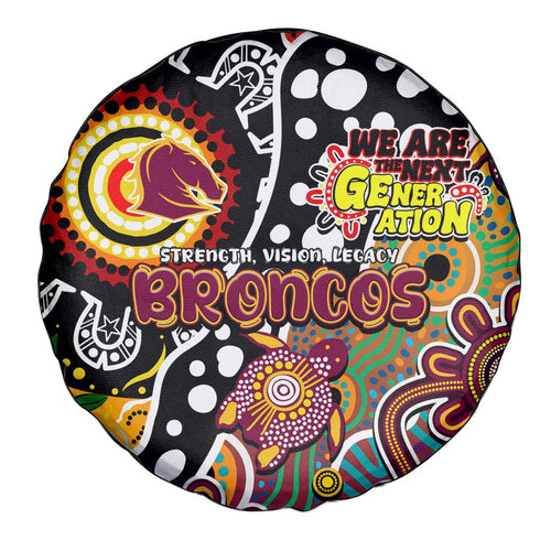 Broncos NRL Celebrating 50 Years of Naidoc Spare Tire Cover NAIDOC Week 2025 Aboriginal