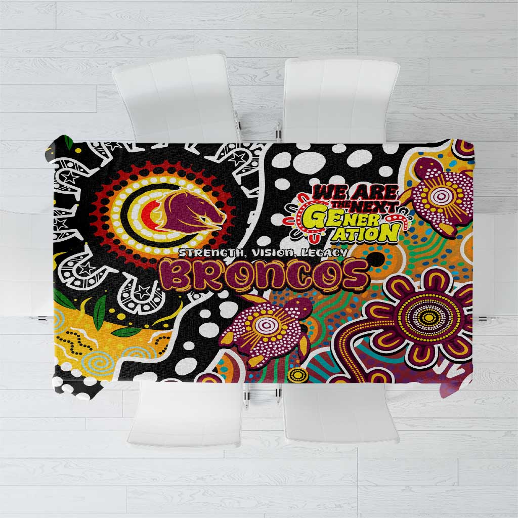 Broncos NRL Celebrating 50 Years of Naidoc Tablecloth NAIDOC Week 2025 Aboriginal