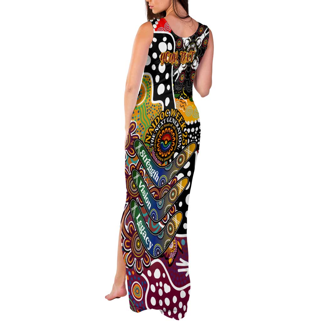 Personalised Broncos NRL Celebrating 50 Years of Naidoc Tank Maxi Dress NAIDOC Week 2025 Aboriginal