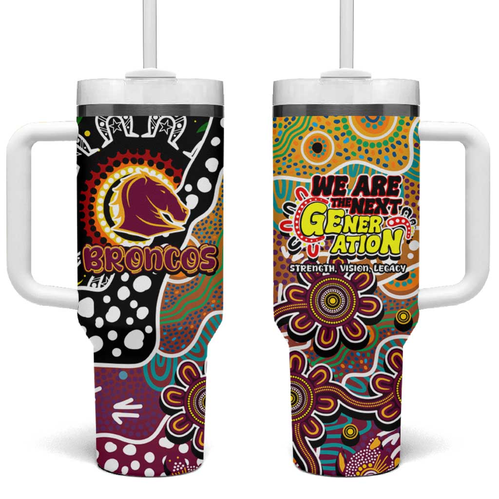 Broncos NRL Celebrating 50 Years of Naidoc Tumbler With Handle NAIDOC Week 2025 Aboriginal