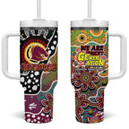 Broncos NRL Celebrating 50 Years of Naidoc Tumbler With Handle NAIDOC Week 2025 Aboriginal