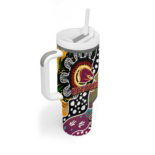 Broncos NRL Celebrating 50 Years of Naidoc Tumbler With Handle NAIDOC Week 2025 Aboriginal