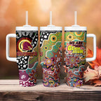 Broncos NRL Celebrating 50 Years of Naidoc Tumbler With Handle NAIDOC Week 2025 Aboriginal