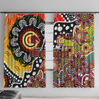 Broncos NRL Celebrating 50 Years of Naidoc Window Curtain NAIDOC Week 2025 Aboriginal