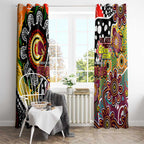 Broncos NRL Celebrating 50 Years of Naidoc Window Curtain NAIDOC Week 2025 Aboriginal