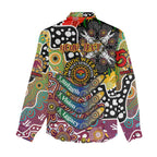 Personalised Broncos NRL Celebrating 50 Years of Naidoc Women Casual Shirt NAIDOC Week 2025 Aboriginal