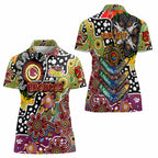 Personalised Broncos NRL Celebrating 50 Years of Naidoc Women Polo Shirt NAIDOC Week 2025 Aboriginal