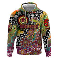 Personalised Broncos NRL Celebrating 50 Years of Naidoc Zip Hoodie NAIDOC Week 2025 Aboriginal